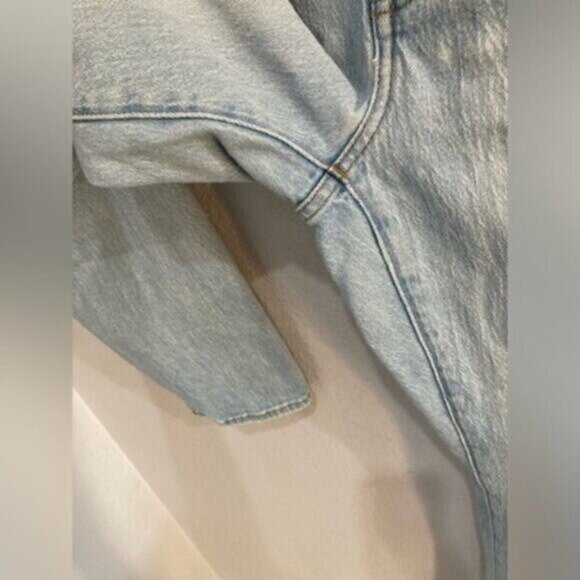 Madewell High Rise Distressed Boyfriend Boho Crop Light Minimalist Beachy Jeans - Picture 4 of 9